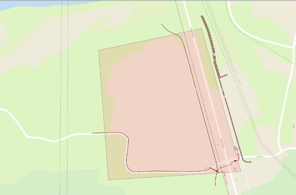 Ungefärlig bild över markförlagda elledningar.